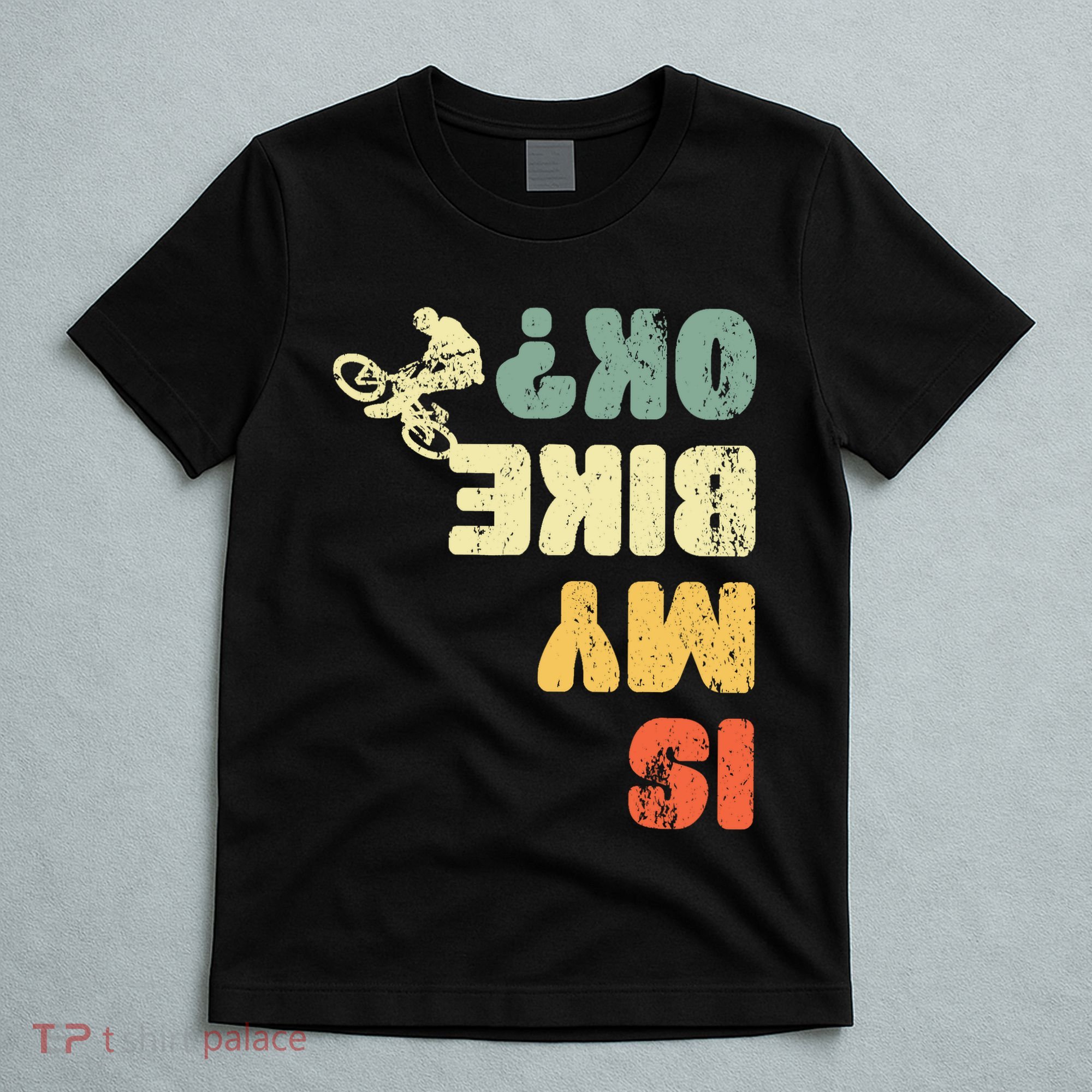 Retro Is My Bike Ok Youths Wo Vintage Cycling T-Shirt