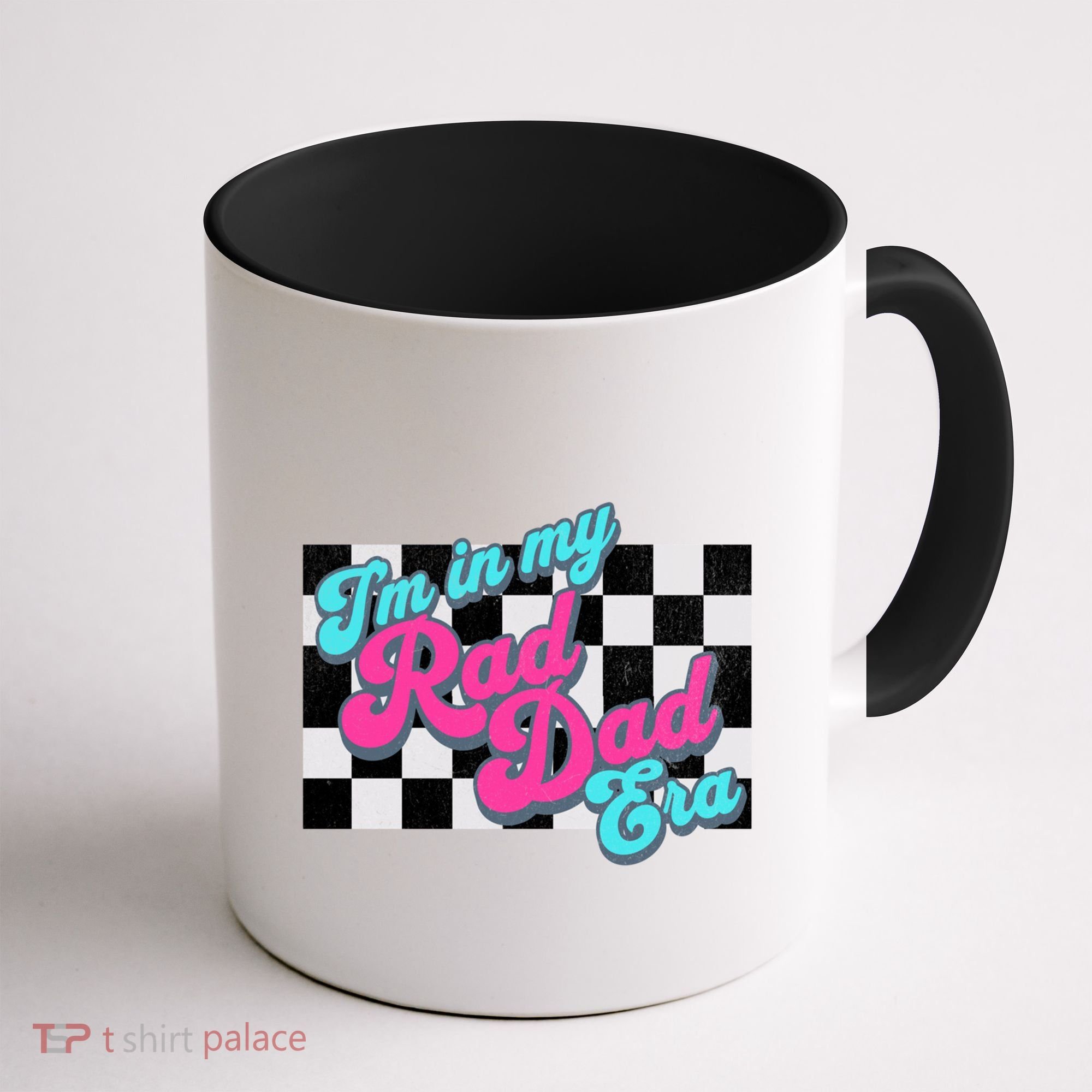 Retro In My Rad Dad Era Funny Dad Groovy Rad Dad Gift Coffee Mug