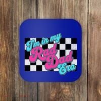 Retro In My Rad Dad Era Funny Dad Groovy Rad Dad Gift Coaster thumb 0