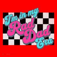 Retro In My Rad Dad Era Funny Dad Groovy Rad Dad Gift Santa Hat thumb 1