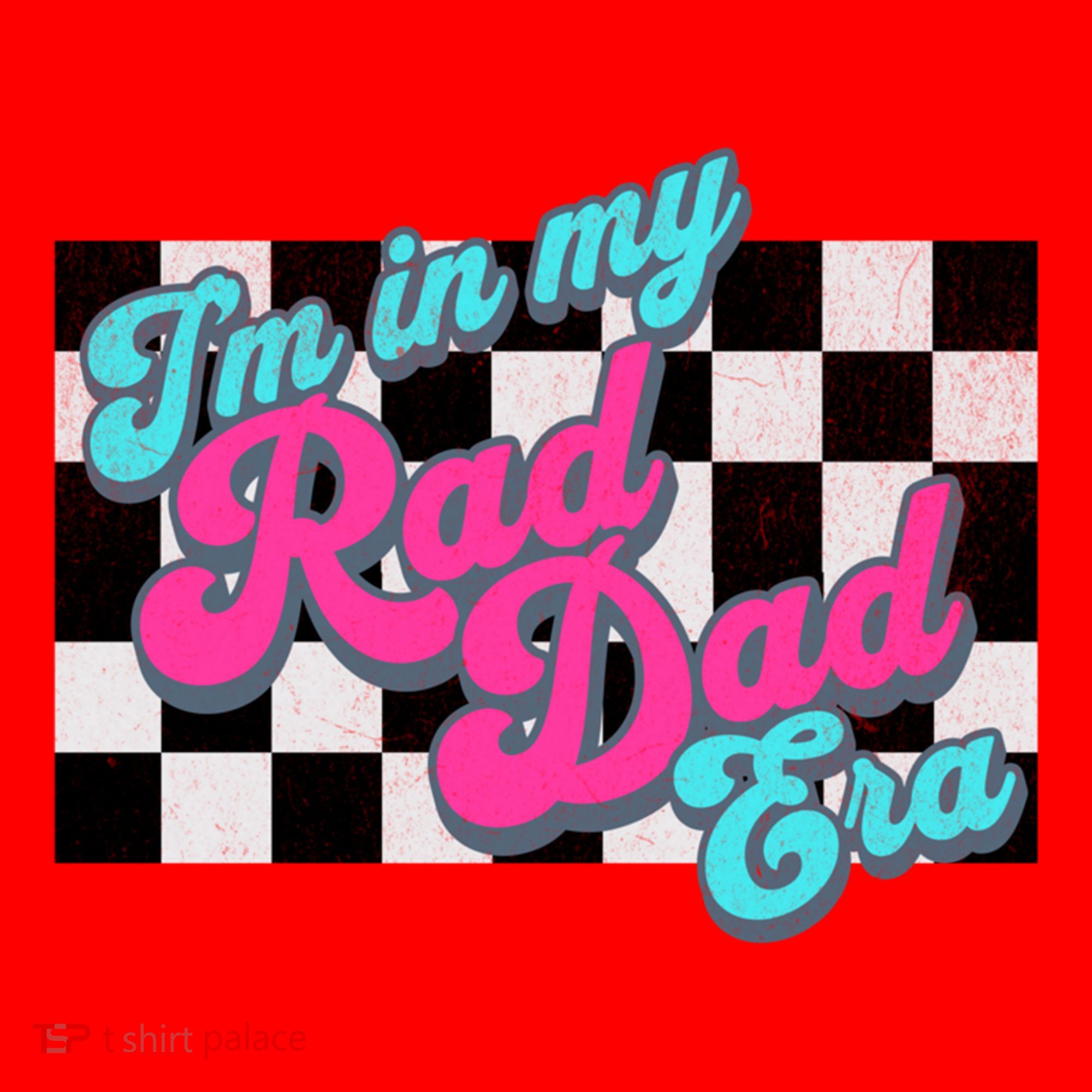 Retro In My Rad Dad Era Funny Dad Groovy Rad Dad Gift Santa Hat