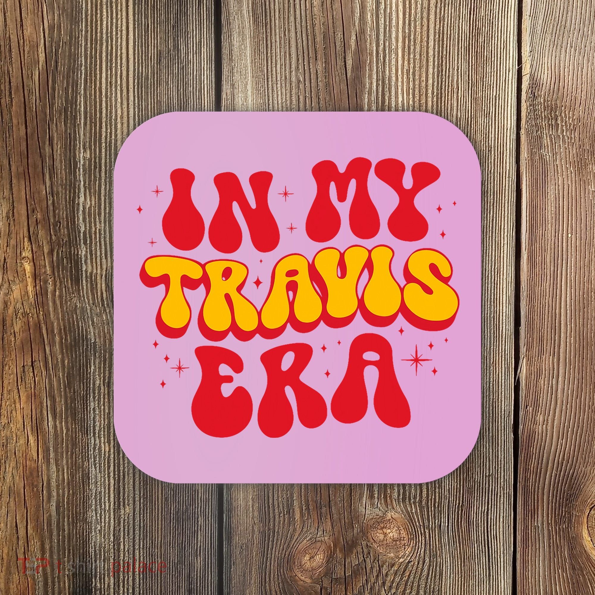 Retro In My Travis Era Coaster
