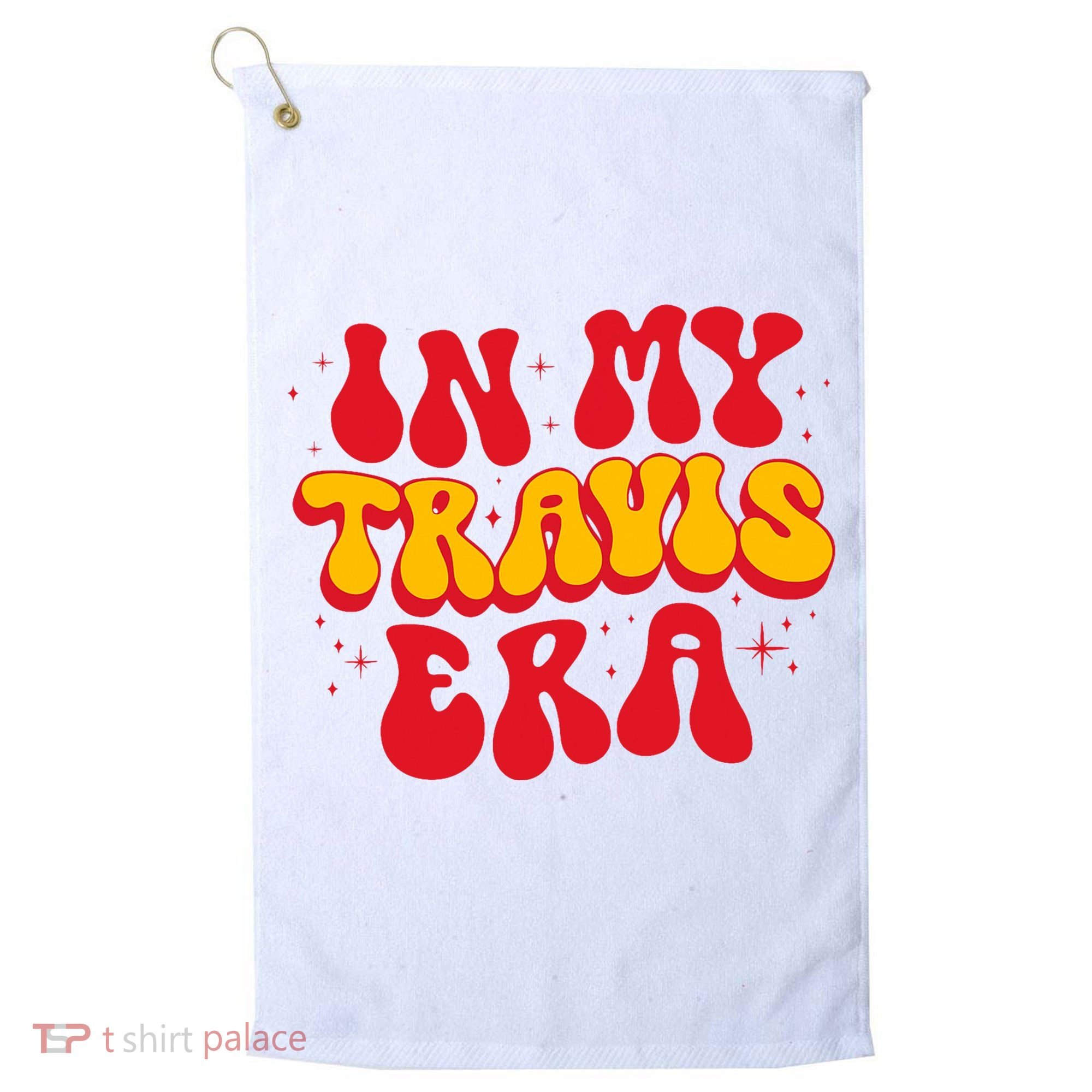 Retro In My Travis Era Golf Towel