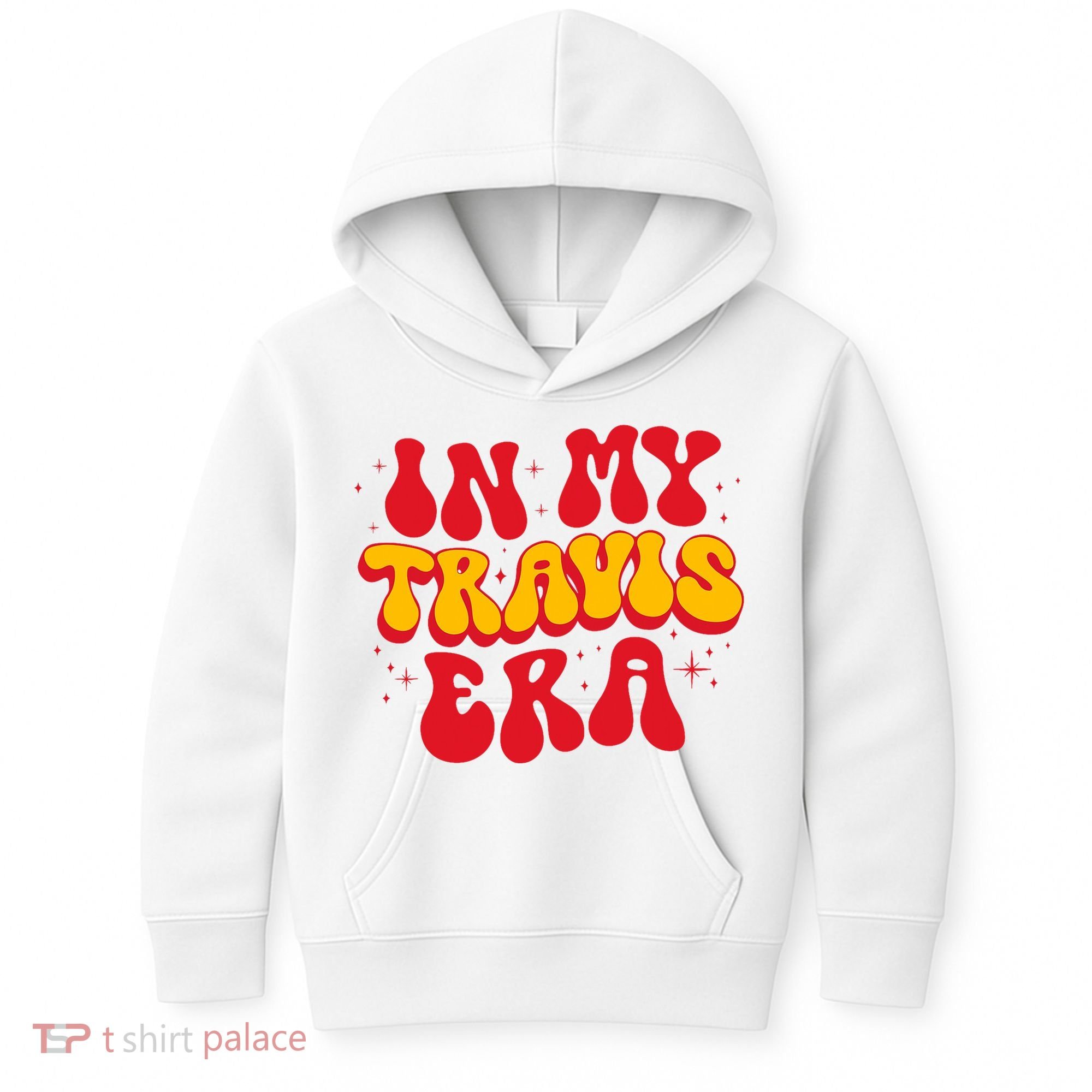 Retro In My Travis Era Kids Hoodie