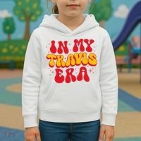 Retro In My Travis Era Kids Hoodie thumb 3