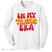 Retro In My Travis Era Kids Long Sleeve Shirt thumb 0