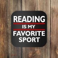 Reading Is My Favorite Sport Coaster thumb 0