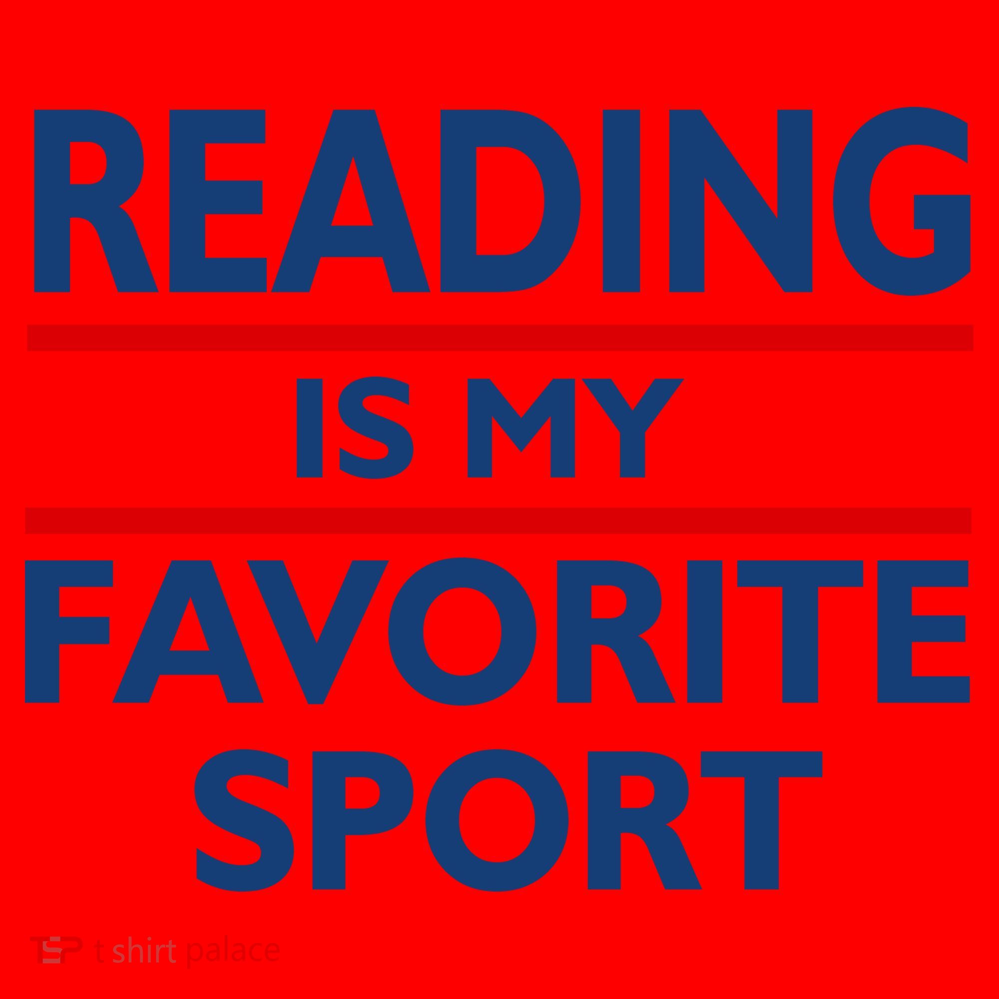 Reading Is My Favorite Sport Santa Hat