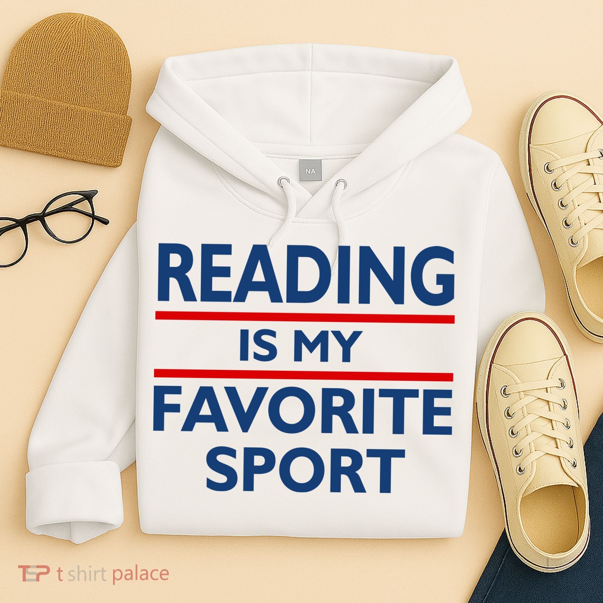 Reading Is My Favorite Sport Hoodie