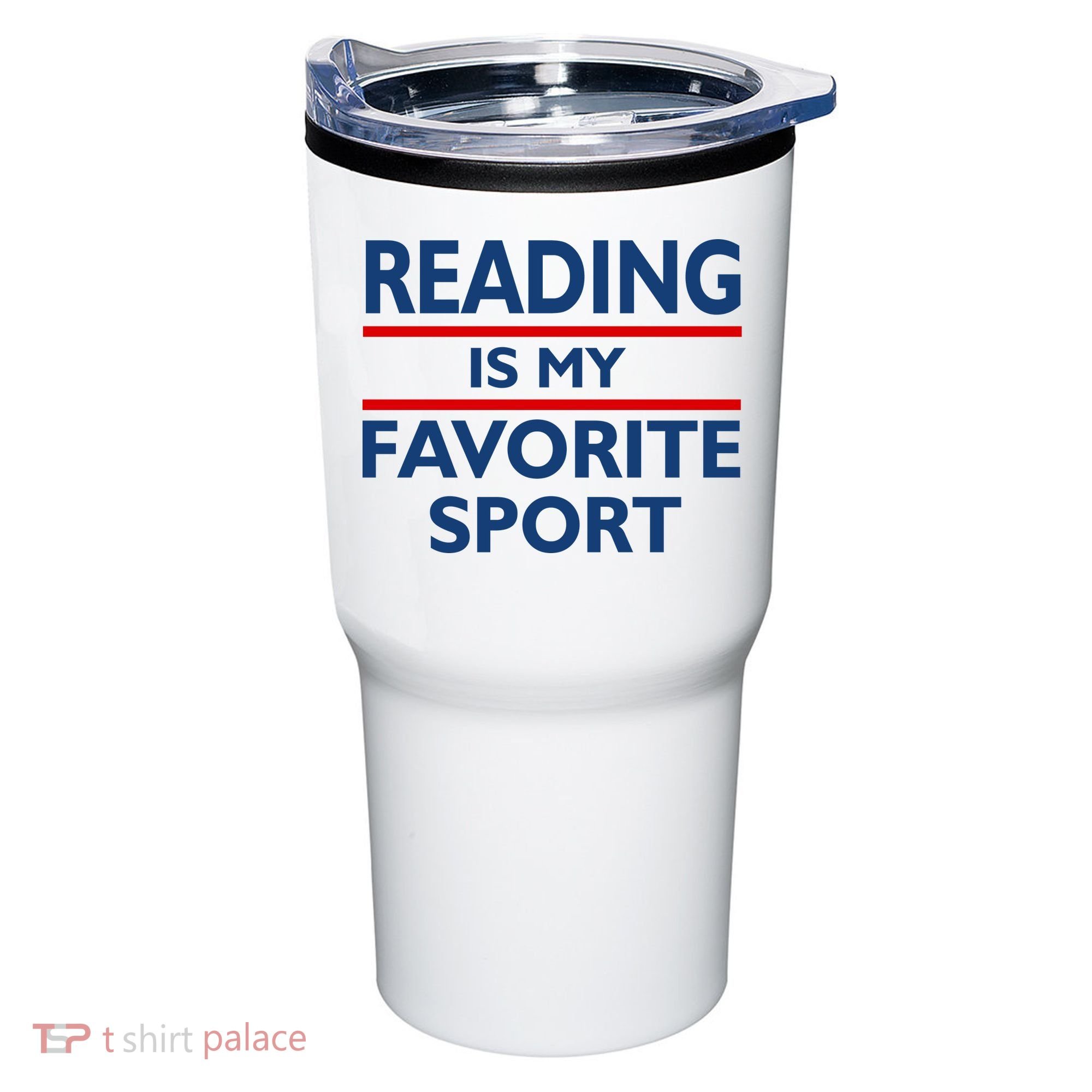 Reading Is My Favorite Sport Tumbler