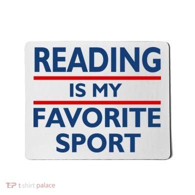 Reading Is My Favorite Sport Mousepad