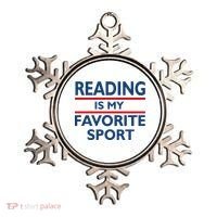 Reading Is My Favorite Sport Ornament thumb 0