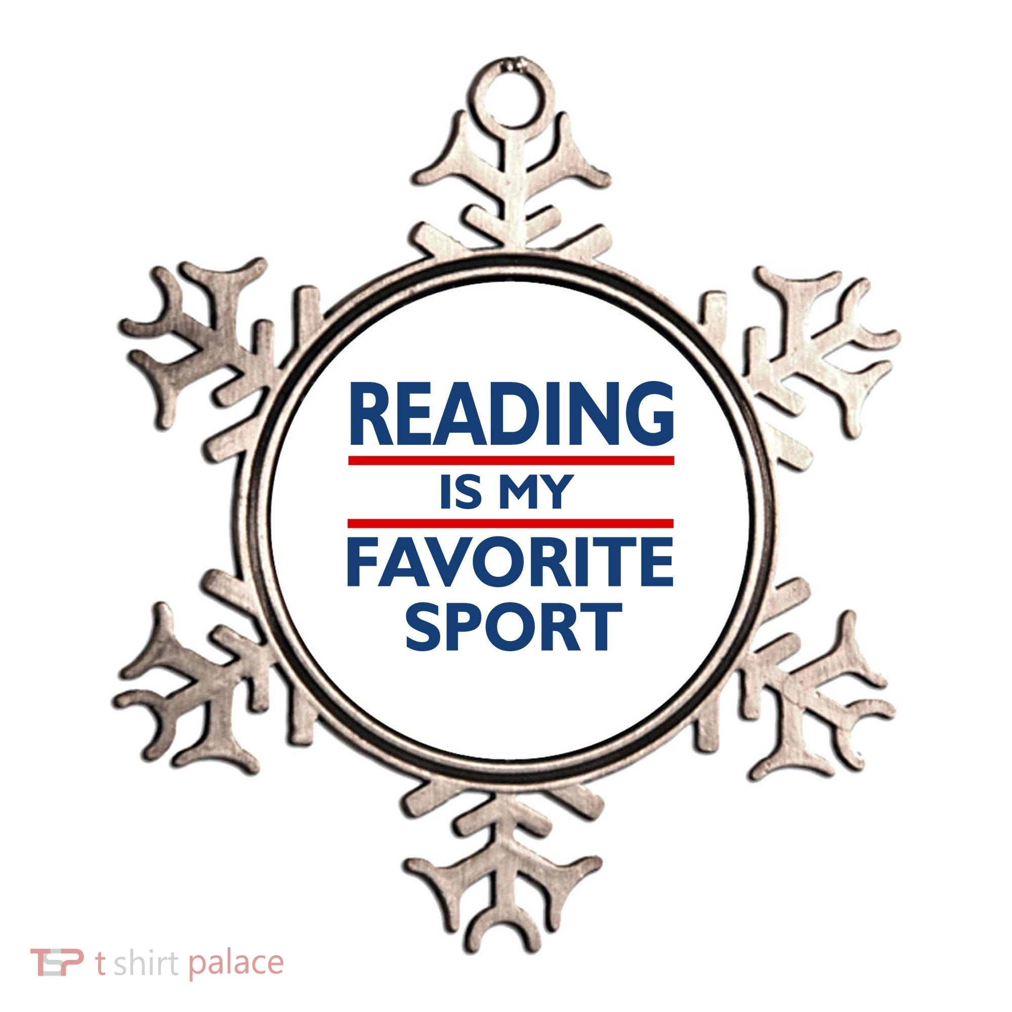 Reading Is My Favorite Sport Ornament
