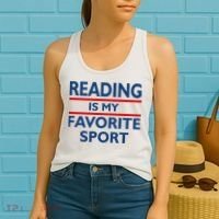 Reading Is My Favorite Sport Women's Tank Top thumb 2
