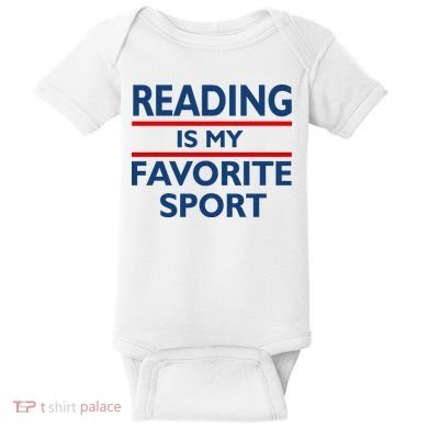 Reading Is My Favorite Sport Baby Bodysuit