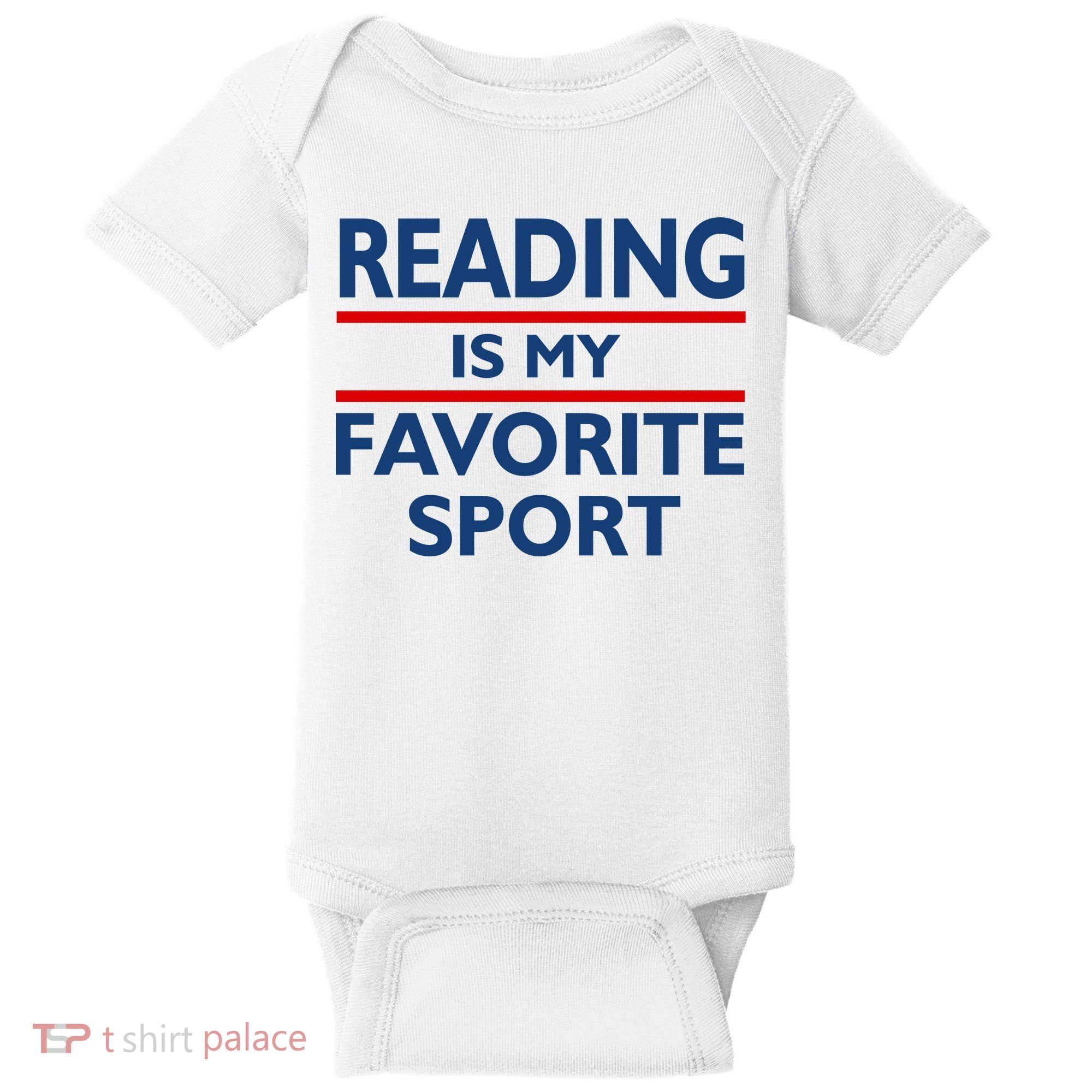 Reading Is My Favorite Sport Baby Bodysuit
