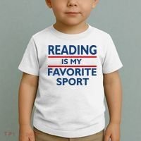 Reading Is My Favorite Sport Toddler T-Shirt thumb 2