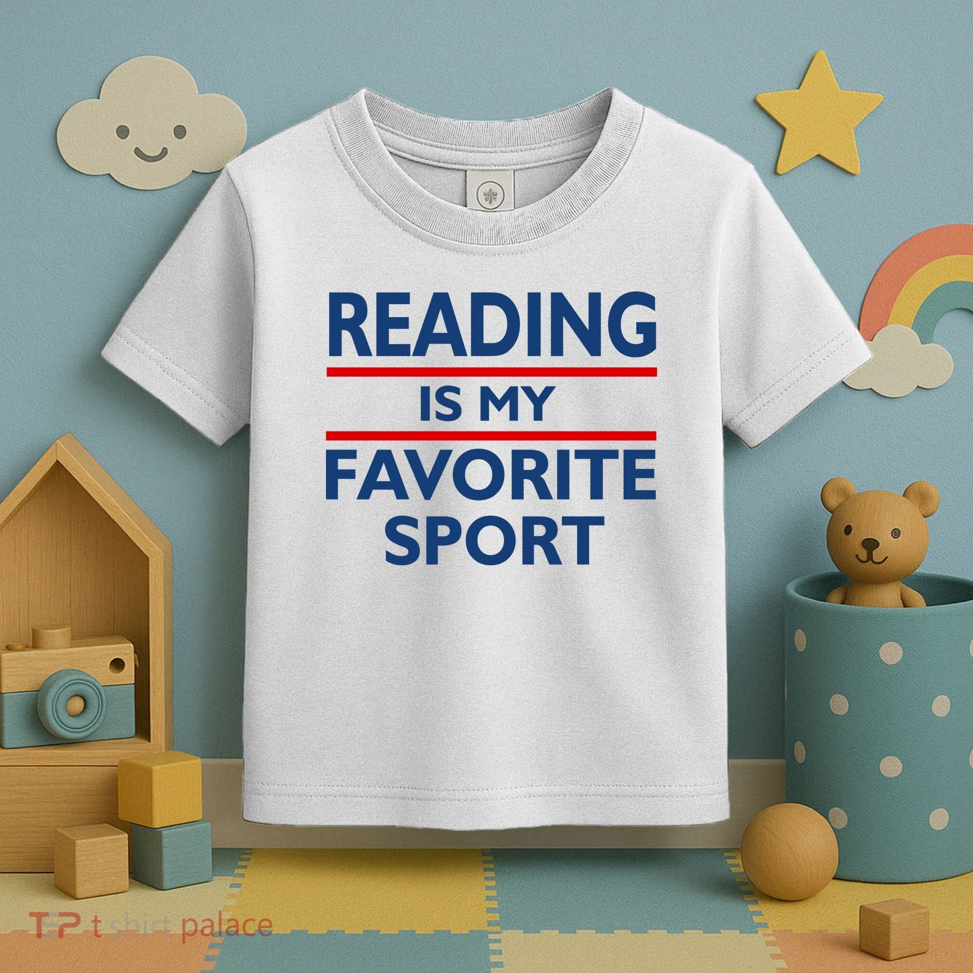 Reading Is My Favorite Sport Toddler T-Shirt