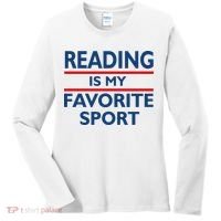 Reading Is My Favorite Sport Women's Long Sleeve Shirt thumb 0