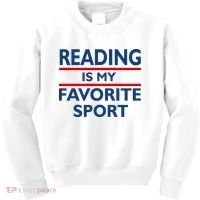 Reading Is My Favorite Sport Kids Sweatshirt thumb 0