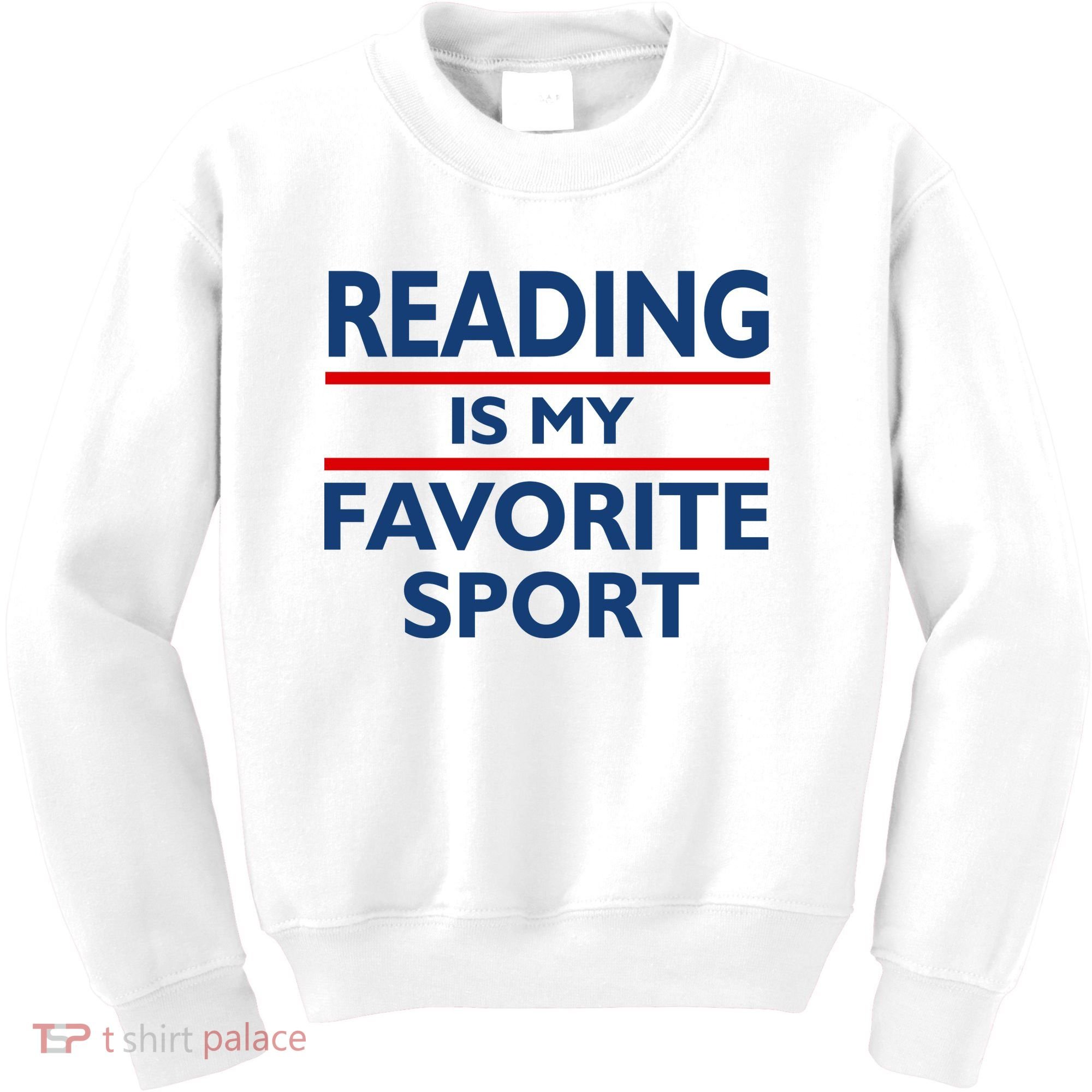 Reading Is My Favorite Sport Kids Sweatshirt