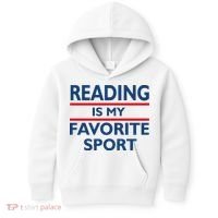 Reading Is My Favorite Sport Kids Hoodie thumb 0