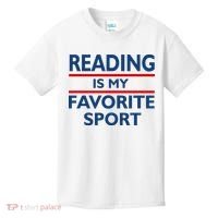 Reading Is My Favorite Sport Kids T-Shirt thumb 0