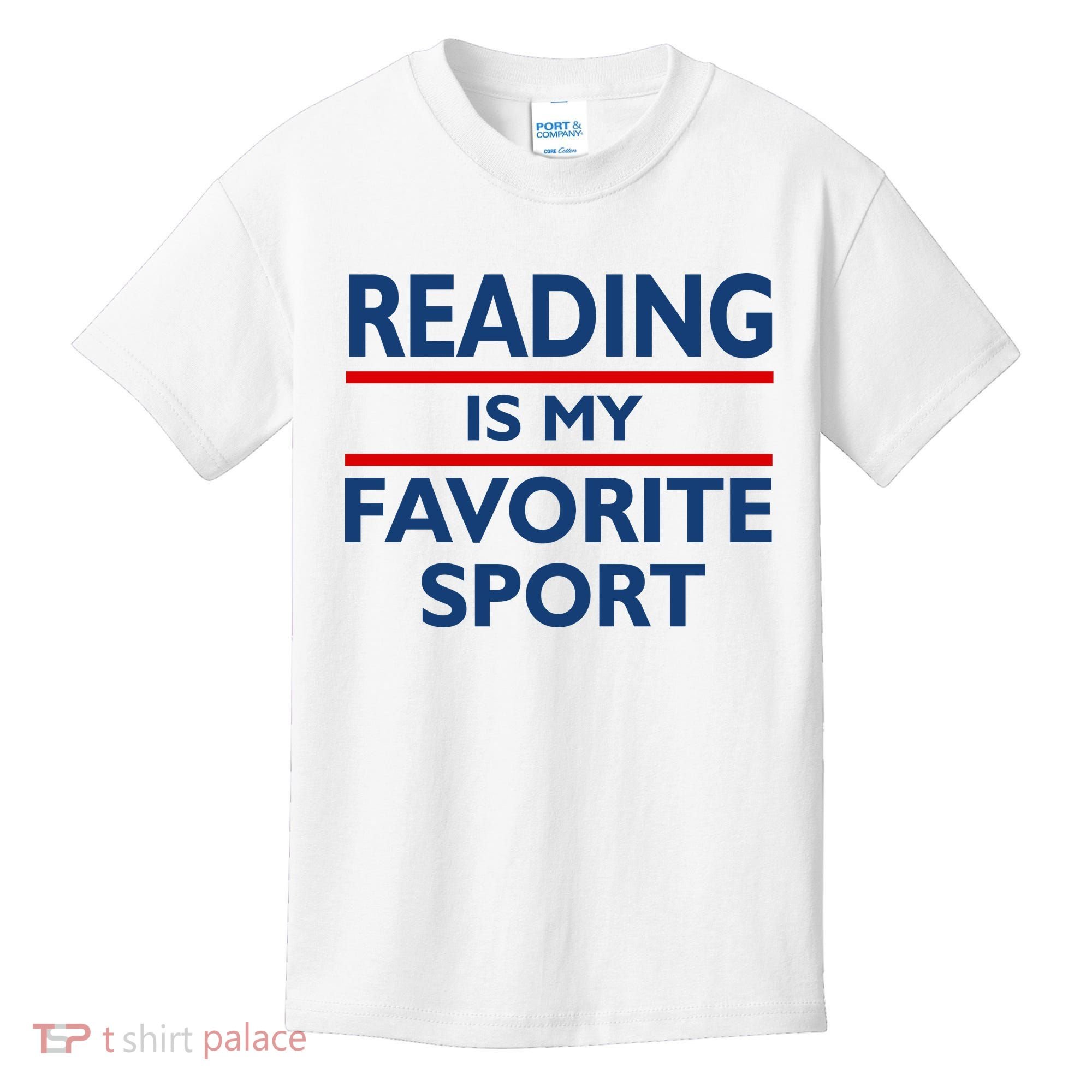 Reading Is My Favorite Sport Kids T-Shirt