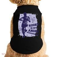 Rugby Is My Anger Management Doggie Tank thumb 0