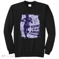 Rugby Is My Anger Management Sweatshirt thumb 0
