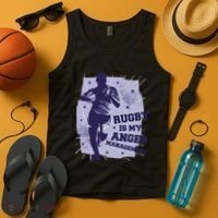 Rugby Is My Anger Management Tank Top thumb 4