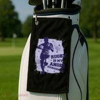 Rugby Is My Anger Management Golf Towel thumb 2