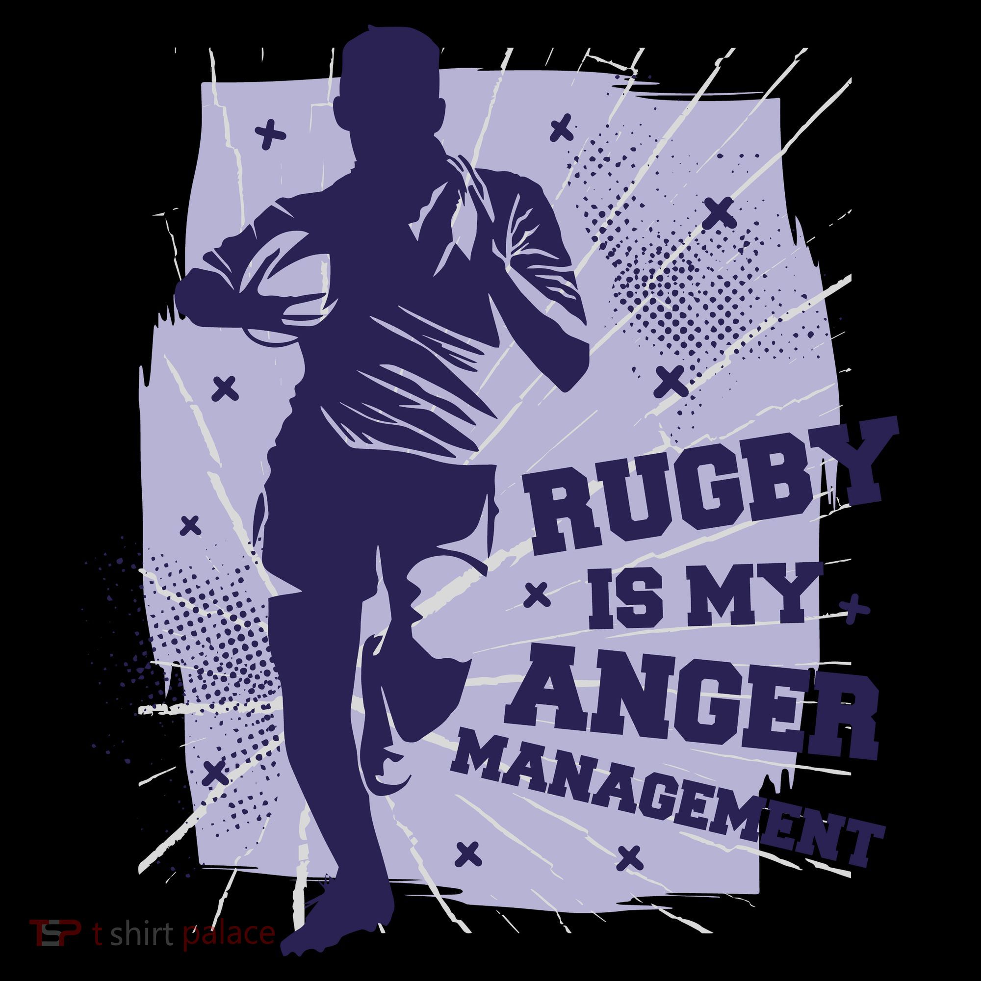 Rugby Is My Anger Management Women's Long Sleeve Shirt
