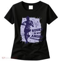 Rugby Is My Anger Management Women's T-Shirt thumb 0