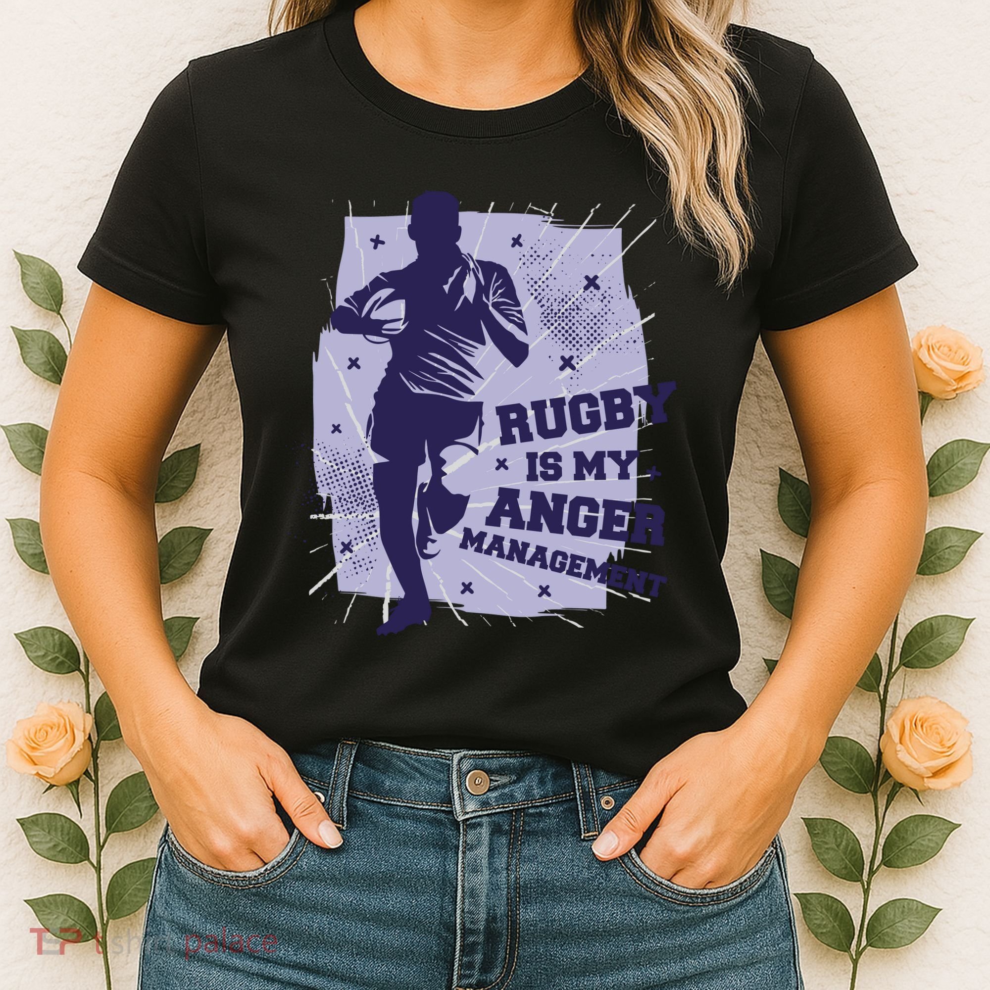 Rugby Is My Anger Management Women's T-Shirt