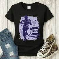 Rugby Is My Anger Management Women's T-Shirt thumb 3