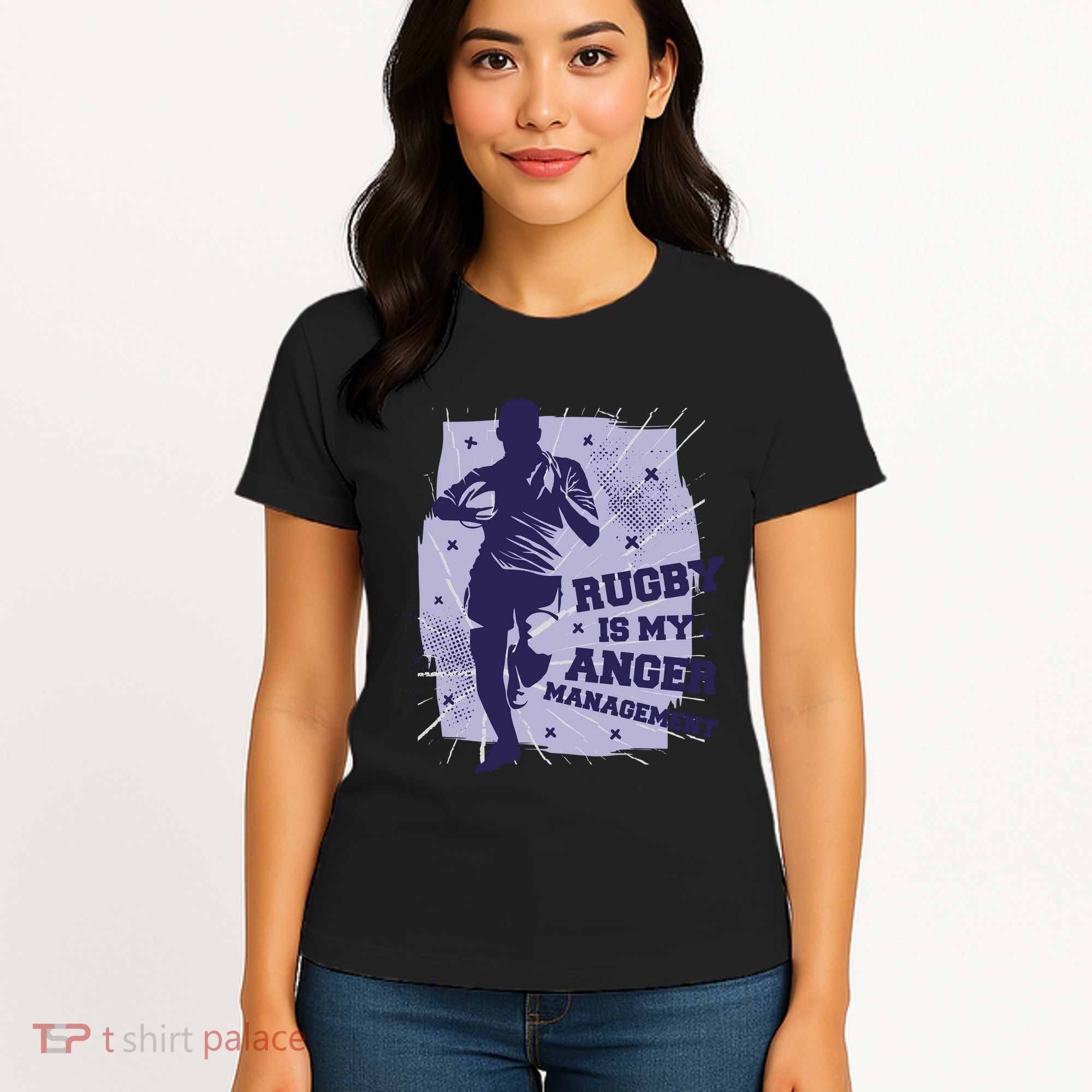 Rugby Is My Anger Management Women's T-Shirt