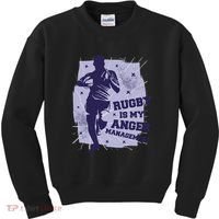 Rugby Is My Anger Management Kids Sweatshirt thumb 0