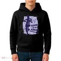 Rugby Is My Anger Management Kids Hoodie thumb 4