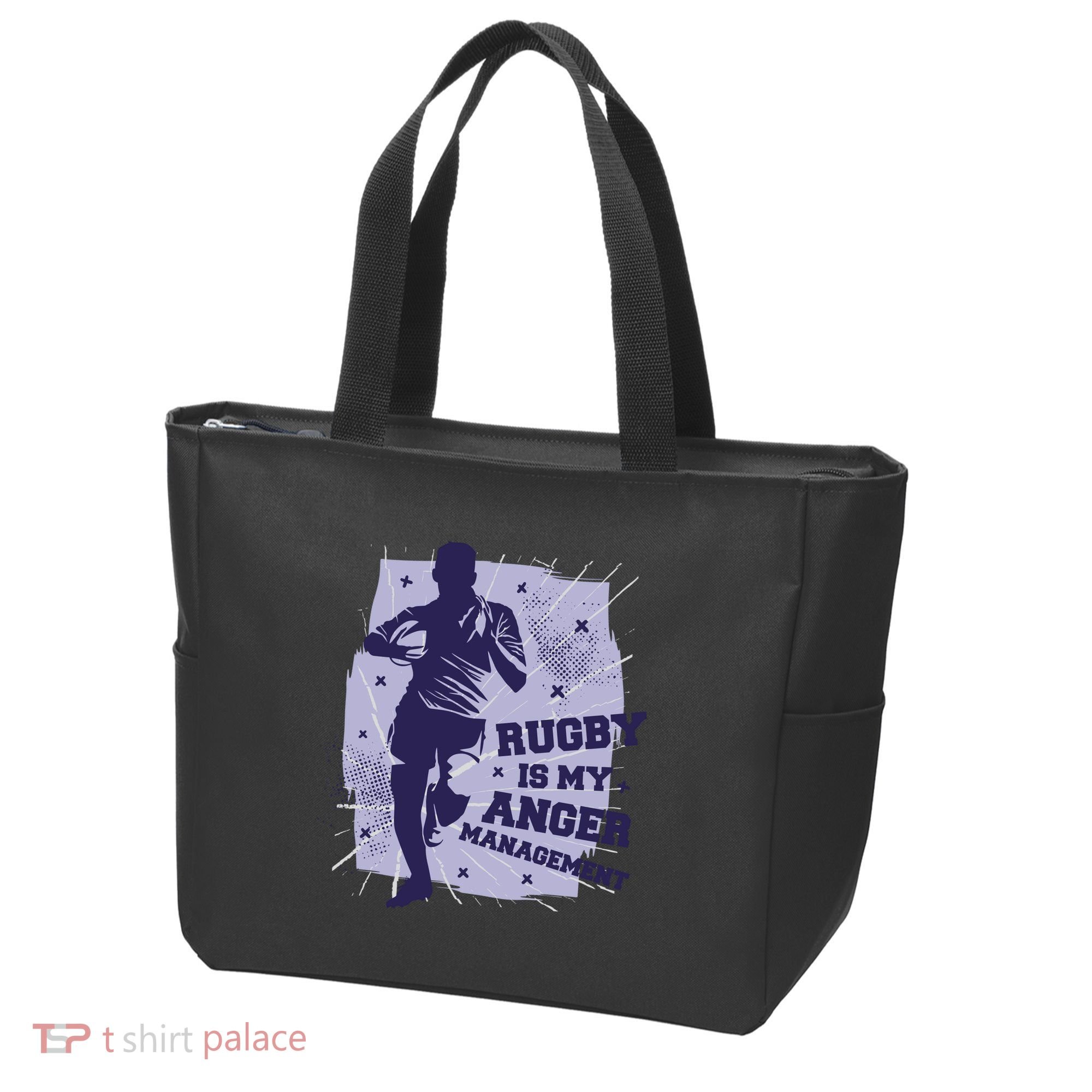 Rugby Is My Anger Management Tote Bag