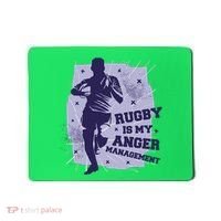 Rugby Is My Anger Management Mousepad thumb 0
