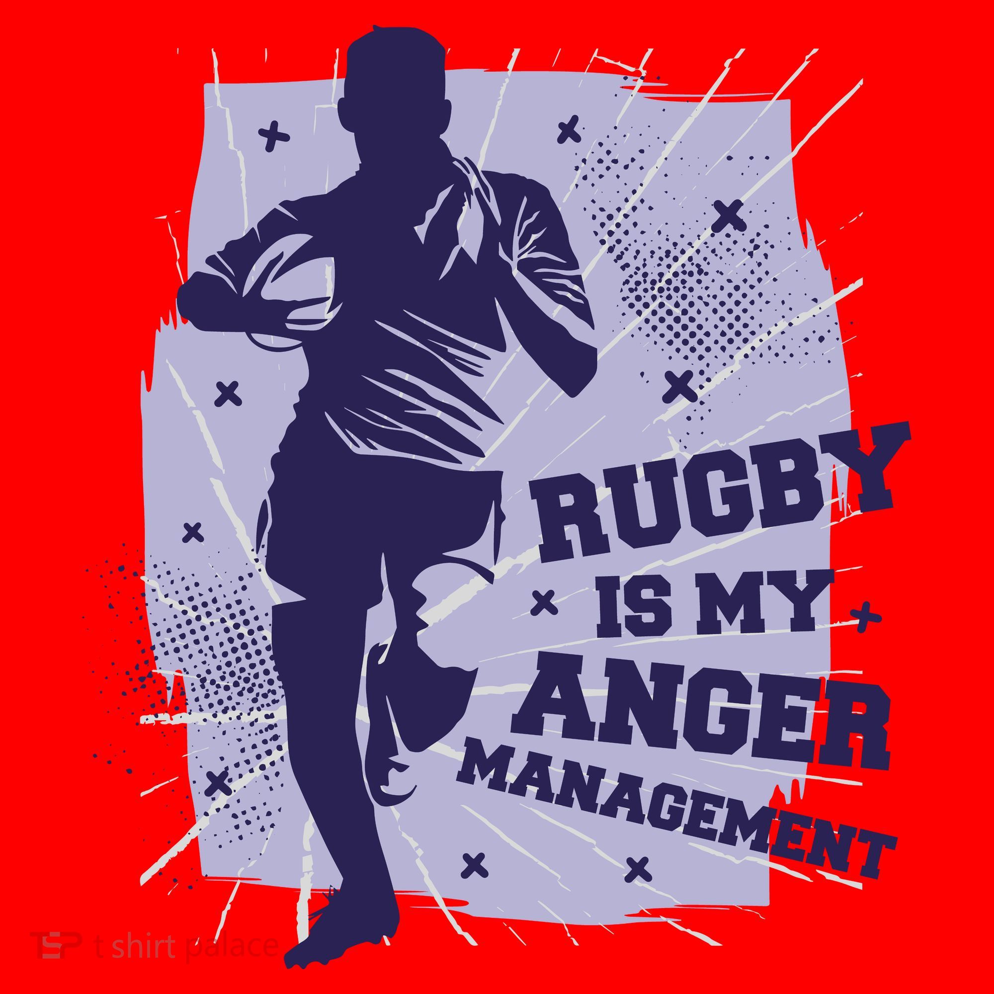 Rugby Is My Anger Management Santa Hat