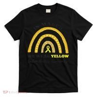 Rainbow In March We Wear Yellow Endometriosis Awareness T-Shirt thumb 0