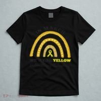 Rainbow In March We Wear Yellow Endometriosis Awareness T-Shirt thumb 5