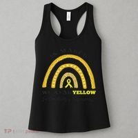 Rainbow In March We Wear Yellow Endometriosis Awareness Women's Tank Top thumb 3