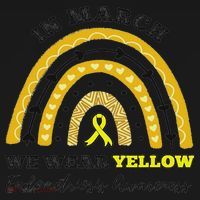 Rainbow In March We Wear Yellow Endometriosis Awareness Visor thumb 3