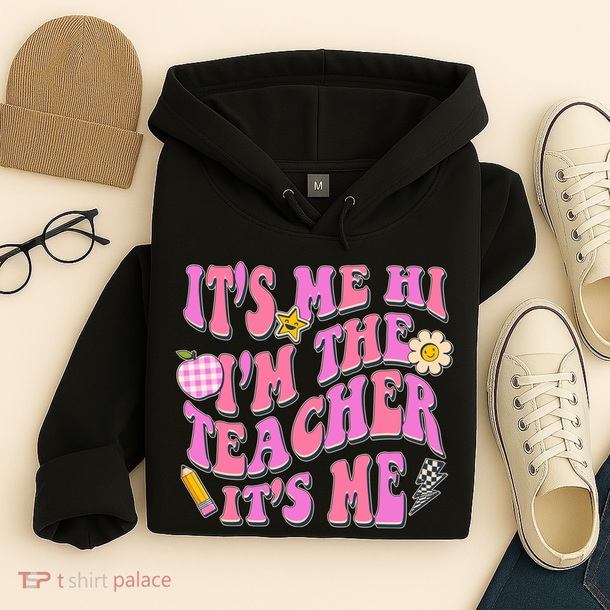 Retro Its Me Hi Im The Teacher Its Me Hoodie