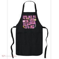 Retro Its Me Hi Im The Teacher Its Me Apron thumb 0