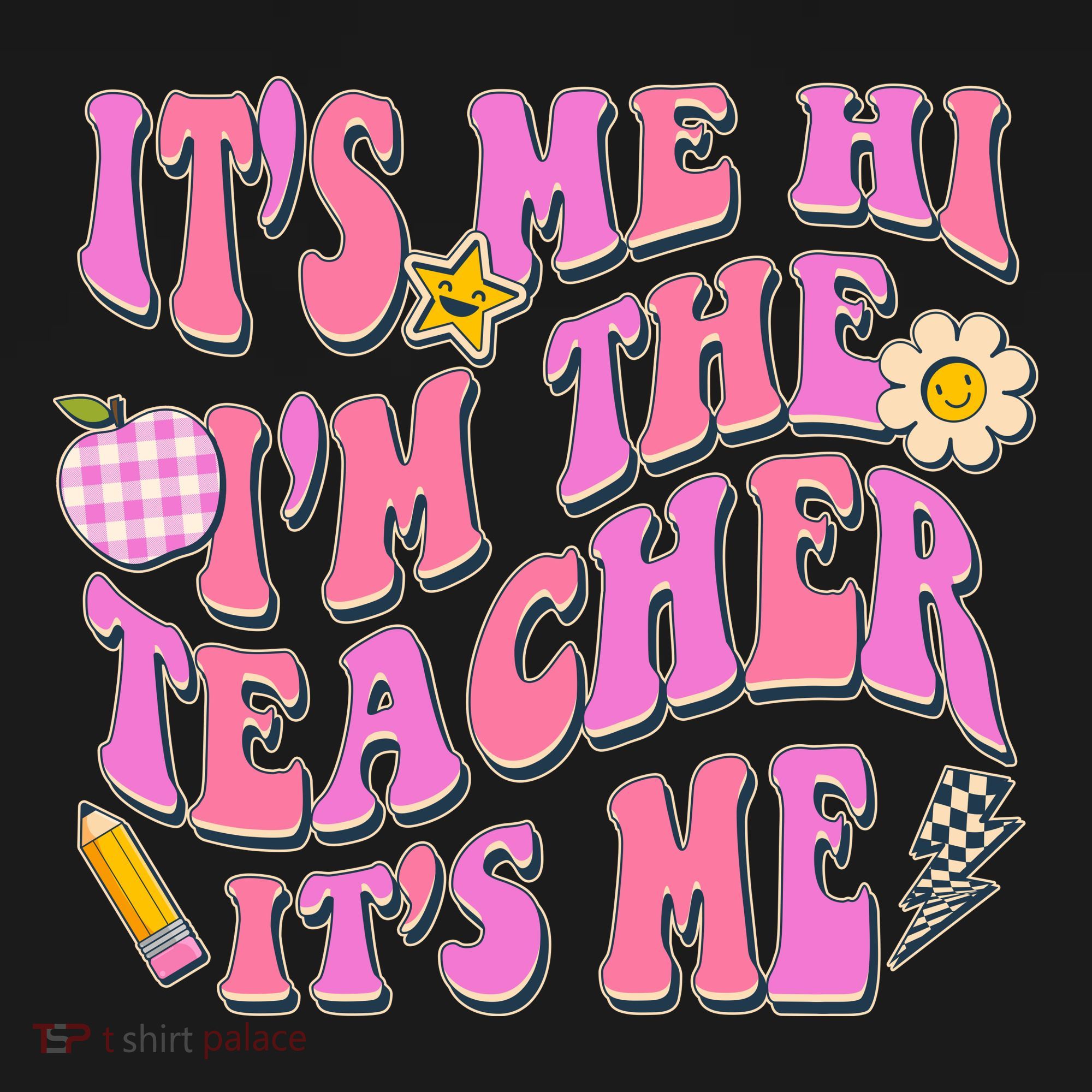 Retro Its Me Hi Im The Teacher Its Me Women's Hoodie