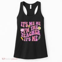 Retro Its Me Hi Im The Teacher Its Me Women's Tank Top thumb 0